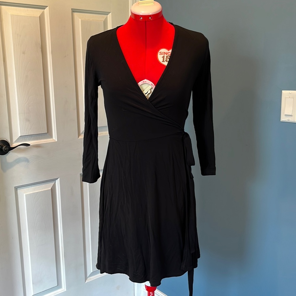 Black Wrap Dress